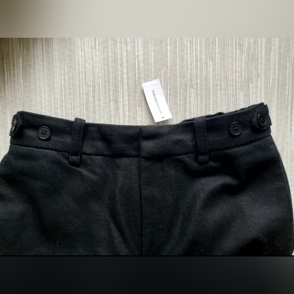 Banana Republic High Rise Wide Leg Italian Wool Pants Black Size 12 RT$130 NWT - Picture 10 of 11